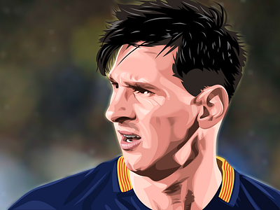 Messi Vector Art