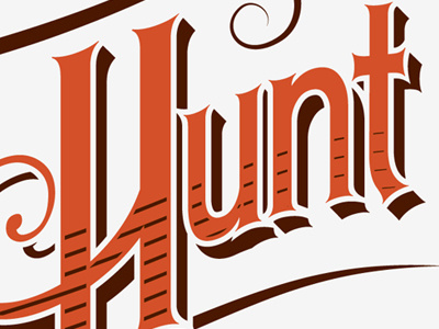 Hunt Part2 design illustration logo packaging type
