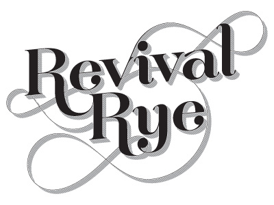 Revival Rye 1 beer design illustration logo packaging type