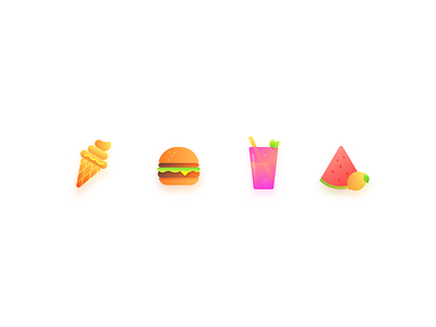Food icons icon illustration ui
