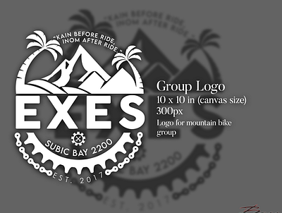 Group Logo bike logo brand logo branding design event layout event poster graphic design illustration layout logo mountain bike poster poster layout