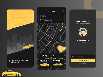 Taxi Booking App Concept 3d animation app branding design graphic design illustration logo motion graphics typography ui ux vector