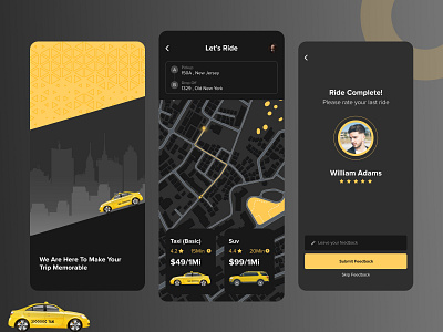 Taxi Booking App Concept