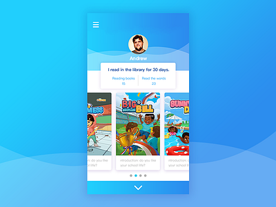 Read share app blue education illustration ui works