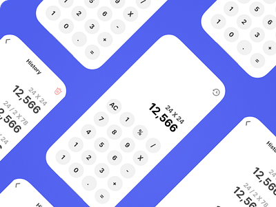 Calculator App UI Design app ui calculator