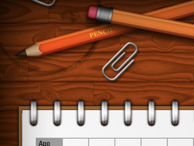 Background elements for crosswords puzzle app app crossword interface office pencil wood
