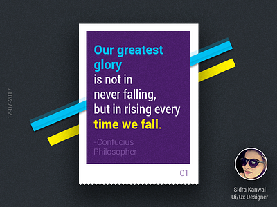 Our Greatest Glory greatest purple quote rising