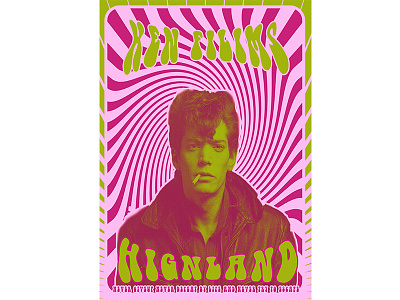 1960s Psychedelic Poster 3/3 design graphic