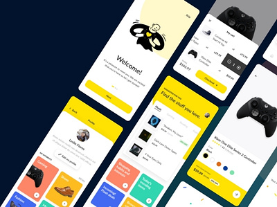 Habitual - E-Commerce Store app design graphic design typography ui ux