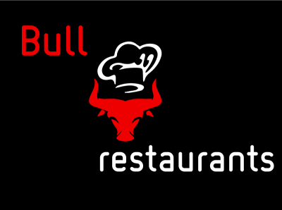 bull restaurant logo design animation app branding design graphic design illustration logo typography ui ux vector