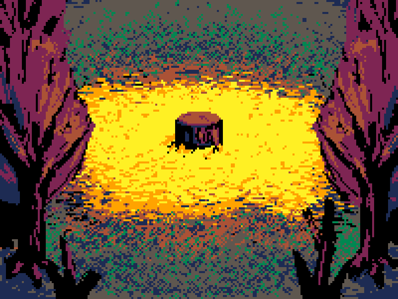 Glade animation glade nature pico8 pixel pixel animation pixel art pixel dailies pixel dailies