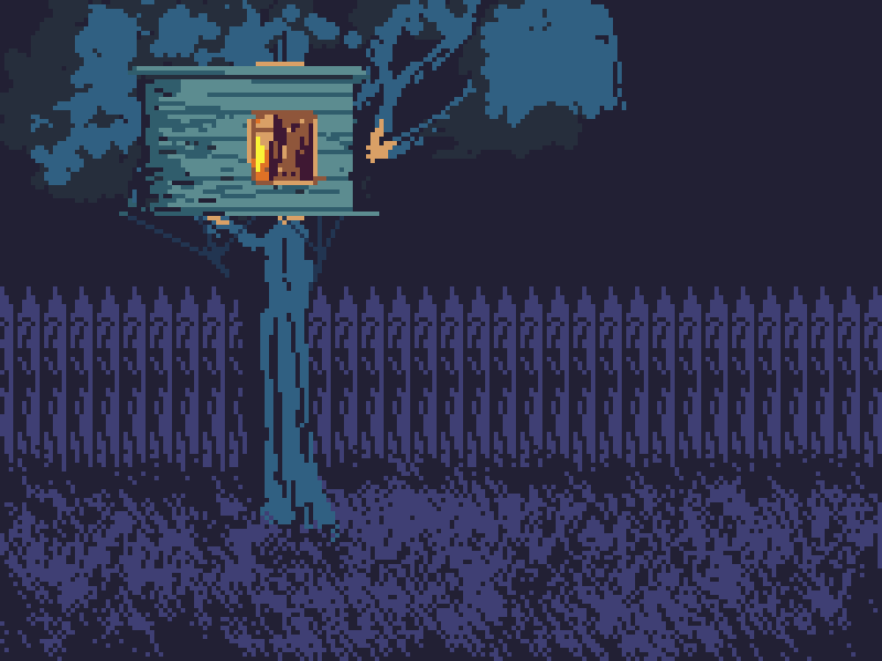 Treehouse animation pixel pixel animation pixel art pixel dailies pixel dailies treehouse