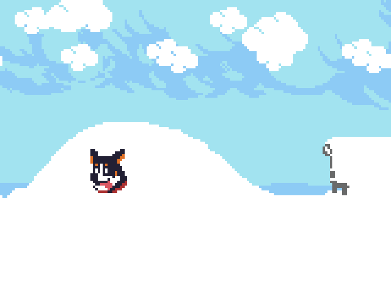 10 Mystery Quake dog snow pixelanimation animation corgis corgi pixelart 8bit