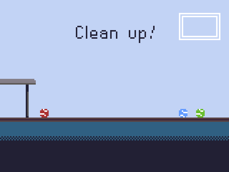 17 Clean Up 8bit animation clean cleaning corgi dog pixelanimation pixelart roomba ドット絵