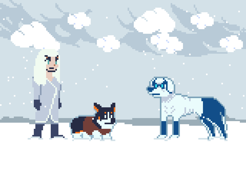 68 Game of Bones 8bit animation corgi daenerys dog gameofthrones got pixelart retro tyrion whitewalker ドット絵