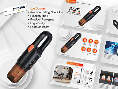 Amazon Listing EBC A+ content branding graphic design