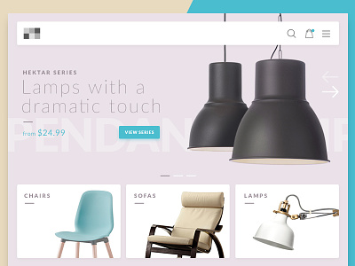 Ecommerce Website chairs e commerce lapms shop sofas store