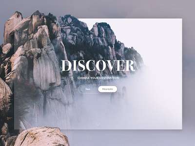 Discover widget destination discover image mountain stone transparent widget