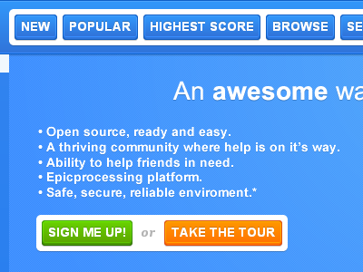 An awesome way... awesomesauce blue browse green highest new orange popular score