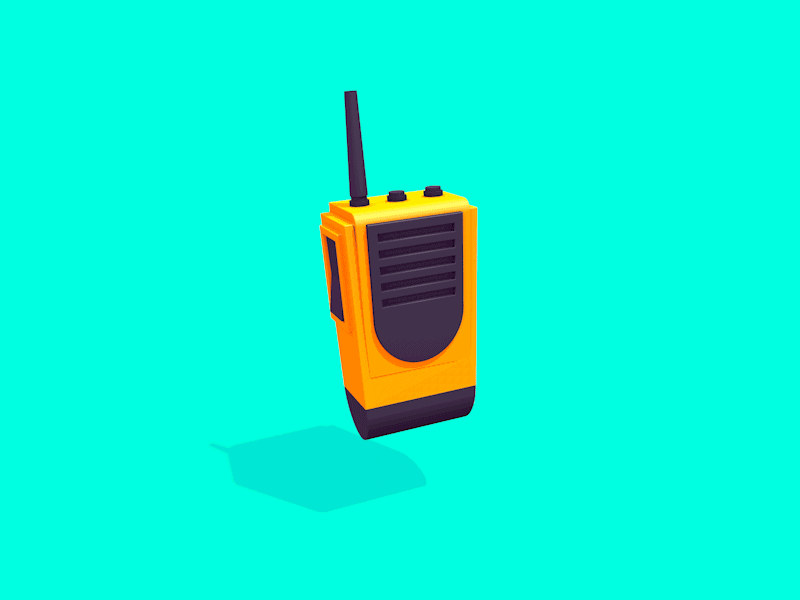 Iconic Game Prop #1 3d c4d cinema 4d classic firewatch game gif iconic loop prop