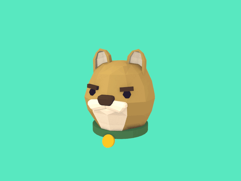 Shiba of Approval 3d blender dog geometry loop low poly rigging shiba