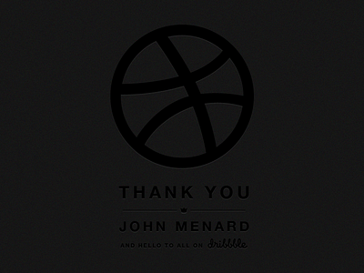 Thank You John! debut thank you