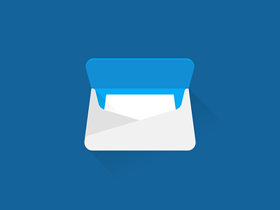 Email icon in material design