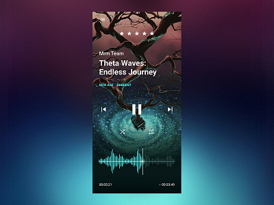 Mobile music player 009 dailyui music player uiux