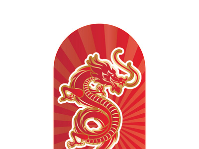 Red Dragon Vodka Label