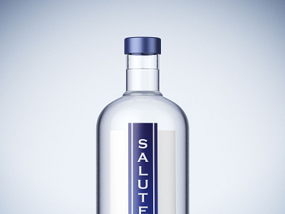 Salute Vodka Brand alcoholic brands branding design graphic design illustration logo mockup typography vodka vodka brand vodka label