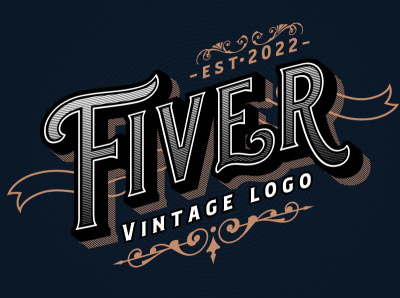 Vintage Logo branding design graphic design illustration logo typography vector vintage logo