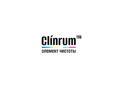 Clinrum brand branding chemical clean elements fluid label logo packaging pattern