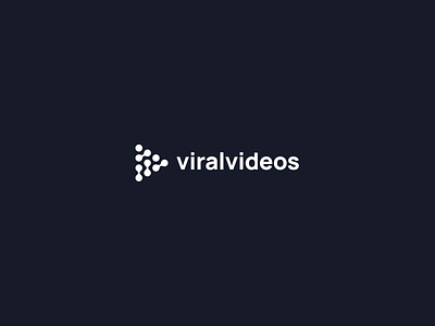 Viralvideos Logomark logo share videos viral