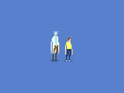 Rick and Morty morty pixel pixelart rick