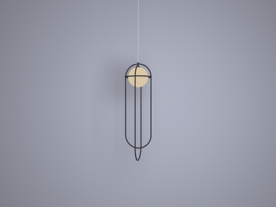 Orbit Light Lamp (4/10) 3d blender lamp practice render