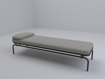 Bed by Copenhagen's COMMON (6/10) 3d bed model render