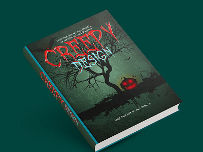 creepy book cover design dark horror  fantasy  cover