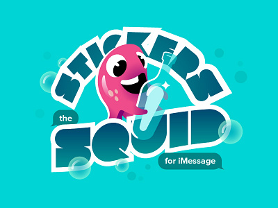 Stickers iMessage Project development freelance imessage ocean squid stickers ui ux website xcode