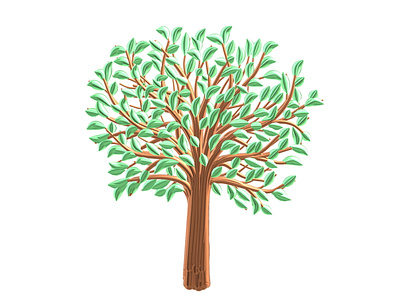 Дерево 3d design graphic design illustration vector