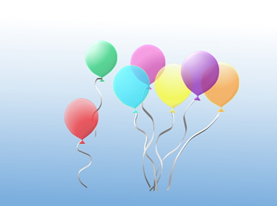 Воздушные шары graphic design illustration vector