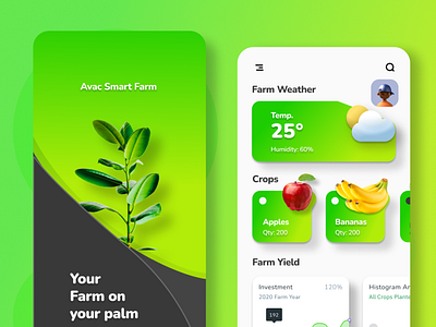 AVAC Smart Farm UI Design