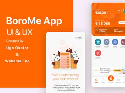 Borome App UI Design 2022 app best design finance fintech graphic design hire mobile top ui ux