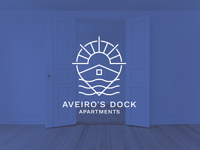 Aveiro's Dock Apartments apartments aveiro brand brand identity branding dock elvas freelancer graphic designer house logo logo design logotype logotype design logotype designer logotypes minimalism minimalist sea sun