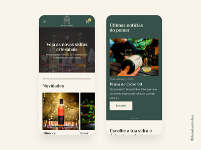 Portal da Sidra - mobile version aveiro cider elvas freelancer grid layout mobile mobile design mobile ui sidra ui ui designer ui ux uiux ux web design web designer website website design woocommerce