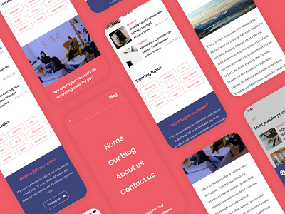 Blog Figma UI Template (for sale)