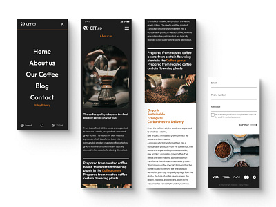 eCommerce and Blog Figma UI Template blog blog design coffee creative market design ecommerce figma figma template freelancer mobile responsive template ui ui design ui template ux webdesign