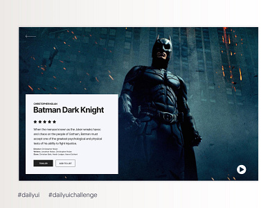 Daily UI #025 - TV App 025 app design aveiro batman clean ui daily ui dailyui dailyui025 elvas freelancer graphic designer grid layout layout design minimalism minimalist movies app tv app ui designer ui ux