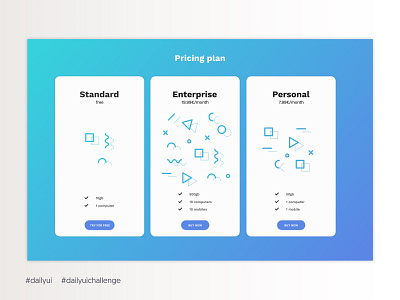 Daily UI #030 - Pricing