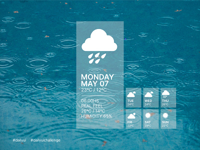 Daily UI #037 - Weather