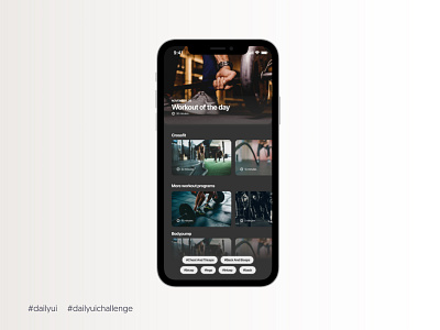 Daily UI #041 -Workout Tracker